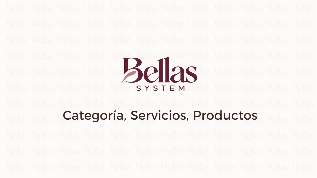 Categorías, Servicios y Productos